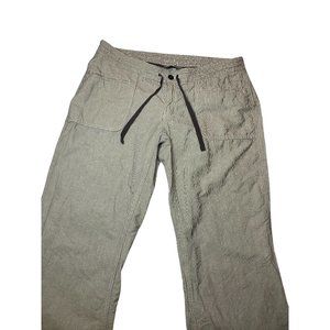 The North Face Larison Linen Flare Leg Women's Size 14 Stripes